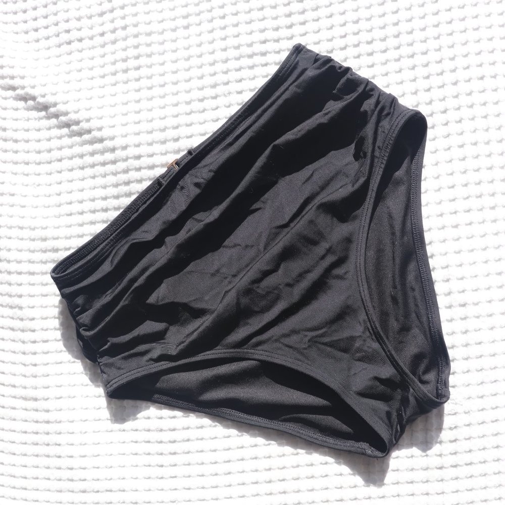 Victoria's Secret High Waisted Black Bikini Bottom